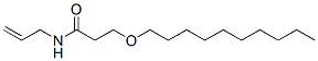 3-(Decyloxy)-n-(2-propenyl)propanamideStructure,54889-73-5Structure 3-(Decyloxy)-n-(2-propenyl)propanamide Structure,54889-73-5Structure