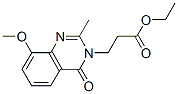 3(4H)-quinazolinepropanoic acid,8-methoxy-2-methyl-4-oxo-,ethyl esterStructure,54905-83-8Structure 3(4H)-quinazolinepropanoic acid,8-methoxy-2-methyl-4-oxo-,ethyl ester Structure,54905-83-8Structure