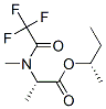 (S)-2-[甲基(三氟乙?；?氨基]丙酸 (s)-1-甲基丙酯結(jié)構(gòu)式_54986-65-1結(jié)構(gòu)式