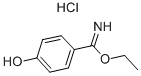 Ethyl4-hydroxybenzimidate hydrochlorideStructure,54998-28-6Structure Ethyl4-hydroxybenzimidate hydrochloride Structure,54998-28-6Structure