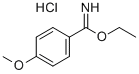 Ethyl 4-methoxybenzimidate hydrochlorideStructure,54998-29-7Structure Ethyl 4-methoxybenzimidate hydrochloride Structure,54998-29-7Structure