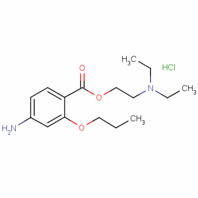 Propoxycaine hydrochlorideStructure,550-83-4Structure Propoxycaine hydrochloride Structure,550-83-4Structure
