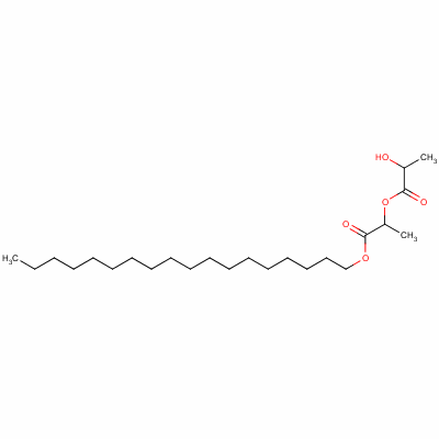 2-Hydroxy-propanoic acid1-methyl-2-(octadecyloxy)-2-oxoethyl esterStructure,55025-91-7Structure 2-Hydroxy-propanoic acid1-methyl-2-(octadecyloxy)-2-oxoethyl ester Structure,55025-91-7Structure