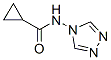 Cyclopropanecarboxamide,n-4h-1,2,4-triazol-4-yl-(9ci)Structure,550299-57-5Structure Cyclopropanecarboxamide,n-4h-1,2,4-triazol-4-yl-(9ci) Structure,550299-57-5Structure