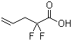 2,2-Difluoropent-4-enoic acidStructure,55039-89-9Structure 2,2-Difluoropent-4-enoic acid Structure,55039-89-9Structure