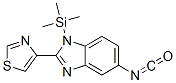5-Isocyanato-2-(4-thiazolyl)-1-(trimethylsilyl)-1h-benzimidazoleStructure,55090-56-7Structure 5-Isocyanato-2-(4-thiazolyl)-1-(trimethylsilyl)-1h-benzimidazole Structure,55090-56-7Structure