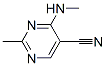 5-Pyrimidinecarbonitrile,2-methyl-4-(methylamino)-(9ci)Structure,55114-45-9Structure 5-Pyrimidinecarbonitrile,2-methyl-4-(methylamino)-(9ci) Structure,55114-45-9Structure