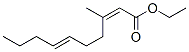 (2Z,6e)-3-甲基-2,6-癸二烯酸乙酯結構式_55283-34-6結構式