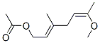 Acetic acid 6-methoxy-3-methyl-2,5-heptadienyl esterStructure,55402-27-2Structure Acetic acid 6-methoxy-3-methyl-2,5-heptadienyl ester Structure,55402-27-2Structure