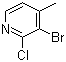 3-Bromo-2-chloro-4-picoline Structure,55404-31-4Structure