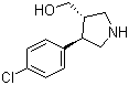 ((3S,4r)-4-(4-chlorophenyl)pyrrolidin-3-yl)methanolStructure,55438-52-3Structure ((3S,4r)-4-(4-chlorophenyl)pyrrolidin-3-yl)methanol Structure,55438-52-3Structure