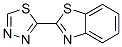 Benzothiazole,2-(1,3,4-thiadiazol-2-yl)-(9ci)Structure,55439-49-1Structure Benzothiazole,2-(1,3,4-thiadiazol-2-yl)-(9ci) Structure,55439-49-1Structure