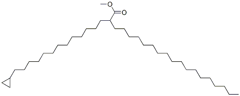 2-十八基-15-環(huán)丙基十五酸甲酯結構式_55517-72-1結構式