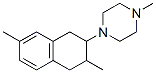 1-Methyl-4-(1,2,3,4-tetrahydro-3,7-dimethylnaphthalen-2-yl)piperazineStructure,55591-14-5Structure 1-Methyl-4-(1,2,3,4-tetrahydro-3,7-dimethylnaphthalen-2-yl)piperazine Structure,55591-14-5Structure