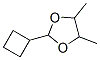 1,3-Dioxolane, 2-cyclobutyl-4,5-dimethyl-Structure,557086-98-3Structure 1,3-Dioxolane, 2-cyclobutyl-4,5-dimethyl- Structure,557086-98-3Structure