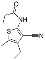 Propanamide, n-(3-cyano-4-ethyl-5-methyl-2-thienyl)-(9ci)Structure,557779-34-7Structure Propanamide, n-(3-cyano-4-ethyl-5-methyl-2-thienyl)-(9ci) Structure,557779-34-7Structure