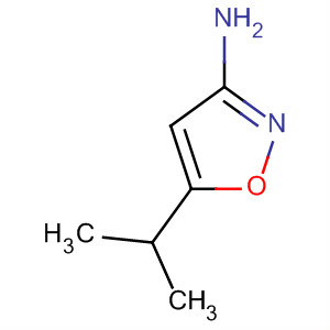 5-異丙基異噁唑-3-胺結(jié)構(gòu)式_55809-38-6結(jié)構(gòu)式