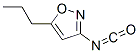 Isoxazole, 3-isocyanato-5-propyl-(9ci)Structure,55809-58-0Structure Isoxazole, 3-isocyanato-5-propyl-(9ci) Structure,55809-58-0Structure