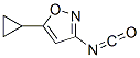 Isoxazole, 5-cyclopropyl-3-isocyanato-(9ci)Structure,55809-59-1Structure Isoxazole, 5-cyclopropyl-3-isocyanato-(9ci) Structure,55809-59-1Structure