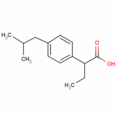 2-(4-Isobutylphenyl)butanoic acidStructure,55837-18-8Structure 2-(4-Isobutylphenyl)butanoic acid Structure,55837-18-8Structure