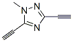 1H-1,2,4-triazole, 3,5-diethynyl-1-methyl- (9ci)Structure,55847-48-8Structure 1H-1,2,4-triazole, 3,5-diethynyl-1-methyl- (9ci) Structure,55847-48-8Structure