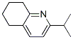 Quinoline, 5,6,7,8-tetrahydro-2-(1-methylethyl)- (9ci)Structure,55904-64-8Structure Quinoline, 5,6,7,8-tetrahydro-2-(1-methylethyl)- (9ci) Structure,55904-64-8Structure