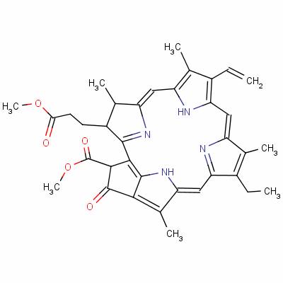 Pheophorbide a Methyl Ester Structure,5594-30-9Structure