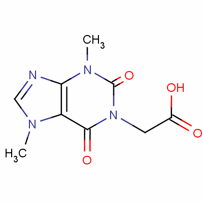 2,3,6,7-Tetrahydro-3,7-dimethyl-2,6-dioxo-1H-purine-1-acetic acidStructure,5614-56-2Structure 2,3,6,7-Tetrahydro-3,7-dimethyl-2,6-dioxo-1H-purine-1-acetic acid Structure,5614-56-2Structure