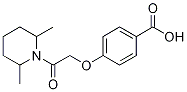 4-(2-(2,6-Dimethylpiperidin-1-yl)-2-oxoethoxy)benzoicacidStructure,565166-93-0Structure 4-(2-(2,6-Dimethylpiperidin-1-yl)-2-oxoethoxy)benzoicacid Structure,565166-93-0Structure
