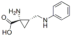(1S,2s)-1-amino-2-(anilinomethyl)cyclopropanecarboxylic acidStructure,565237-95-8Structure (1S,2s)-1-amino-2-(anilinomethyl)cyclopropanecarboxylic acid Structure,565237-95-8Structure