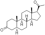 氫化黃體酮結(jié)構(gòu)式_566-65-4結(jié)構(gòu)式
