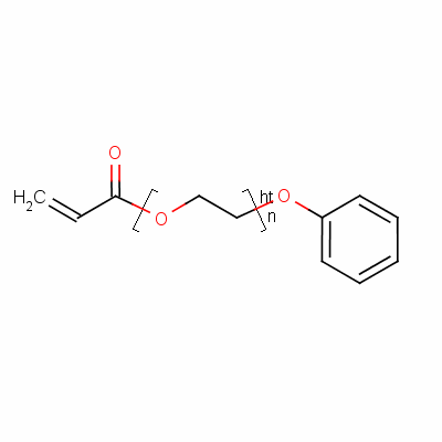 Poly(ethylene glycol) phenyl ether acrylate Structure,56641-05-5Structure