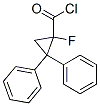 1-Fluoro-2,2-diphenylcyclopropanecarbonyl chlorideStructure,56701-17-8Structure 1-Fluoro-2,2-diphenylcyclopropanecarbonyl chloride Structure,56701-17-8Structure