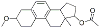 2,3,4,11,12,13,14,15,16,17-十氫-3-甲氧基-13-甲基-1H-環(huán)戊并[a]菲-17-醇乙酸酯結構式_56771-80-3結構式