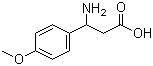 3-Amino-3-(4-methoxyphenyl)propionic acid Structure,5678-45-5Structure