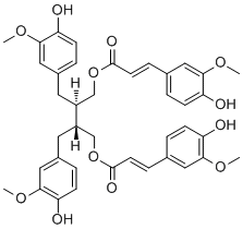 9,9’-Di-o-(e)-feruloylsecoisolariciresinolStructure,56973-66-1Structure 9,9’-Di-o-(e)-feruloylsecoisolariciresinol Structure,56973-66-1Structure