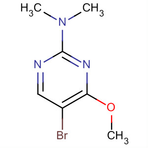 5-Bromo-4-methoxy-n,n-dimethylpyrimidin-2-amineStructure,57054-84-9Structure 5-Bromo-4-methoxy-n,n-dimethylpyrimidin-2-amine Structure,57054-84-9Structure