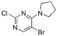 Pyrimidine, 5-bromo-2-chloro-4-(1-pyrrolidinyl)-Structure,57054-90-7Structure Pyrimidine, 5-bromo-2-chloro-4-(1-pyrrolidinyl)- Structure,57054-90-7Structure