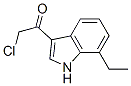 Ethanone,2-chloro-1-(7-ethyl-1h-indol-3-yl)-(9ci)Structure,571153-20-3Structure Ethanone,2-chloro-1-(7-ethyl-1h-indol-3-yl)-(9ci) Structure,571153-20-3Structure