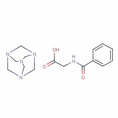 馬尿酸烏洛托品結(jié)構(gòu)式_5714-73-8結(jié)構(gòu)式