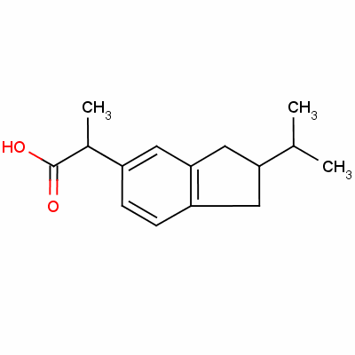 2-(2-Isopropyl-5-indanyl)propionic acidStructure,57144-56-6Structure 2-(2-Isopropyl-5-indanyl)propionic acid Structure,57144-56-6Structure
