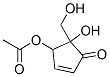 4-Acetoxy-5-hydroxy-5-hydroxymethyl-2-cyclopenten-1-oneStructure,57172-42-6Structure 4-Acetoxy-5-hydroxy-5-hydroxymethyl-2-cyclopenten-1-one Structure,57172-42-6Structure