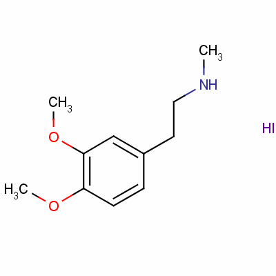 (3,4-Dimethoxyphenethyl)(methyl)ammonium iodideStructure,57267-21-7Structure (3,4-Dimethoxyphenethyl)(methyl)ammonium iodide Structure,57267-21-7Structure