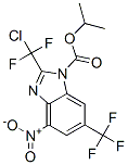 2-(Chlorodifluoromethyl)-4-nitro-6-(trifluoromethyl)-1h-benzimidazole-1-carboxylic acid isopropyl esterStructure,57322-63-1Structure 2-(Chlorodifluoromethyl)-4-nitro-6-(trifluoromethyl)-1h-benzimidazole-1-carboxylic acid isopropyl ester Structure,57322-63-1Structure
