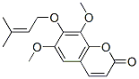 6,8-Dimethoxy-7-(3-methyl-2-butenyloxy)coumarinStructure,57419-60-0Structure 6,8-Dimethoxy-7-(3-methyl-2-butenyloxy)coumarin Structure,57419-60-0Structure