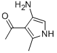 Ethanone,1-(4-amino-2-methyl-1h-pyrrol-3-yl)-(9ci)Structure,57435-78-6Structure Ethanone,1-(4-amino-2-methyl-1h-pyrrol-3-yl)-(9ci) Structure,57435-78-6Structure