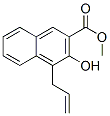 4-Allyl-3-hydroxy-2-naphthalenecarboxylic acid methyl esterStructure,57518-88-4Structure 4-Allyl-3-hydroxy-2-naphthalenecarboxylic acid methyl ester Structure,57518-88-4Structure