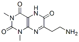 2,4,6(3H)-pteridinetrione, 7-(2-aminoethyl)-1,5-dihydro-1,3-dimethyl-Structure,5752-28-3Structure 2,4,6(3H)-pteridinetrione, 7-(2-aminoethyl)-1,5-dihydro-1,3-dimethyl- Structure,5752-28-3Structure