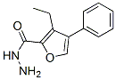 2-Furancarboxylicacid,3-ethyl-4-phenyl-,hydrazide(9ci)Structure,576169-70-5Structure 2-Furancarboxylicacid,3-ethyl-4-phenyl-,hydrazide(9ci) Structure,576169-70-5Structure