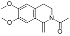 2-Acetyl-6,7-dimethoxy-1-methylene-1,2,3,4-tetrahydroisoquinolineStructure,57621-04-2Structure 2-Acetyl-6,7-dimethoxy-1-methylene-1,2,3,4-tetrahydroisoquinoline Structure,57621-04-2Structure